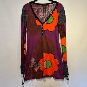 Custo Barcelona multicolor figurative graphics loaded with Custo DNA